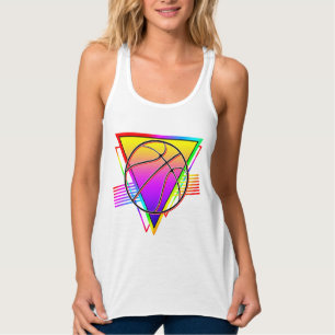 Camiseta Con Tirantes Baloncesto retro moderno