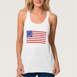 Camiseta Con Tirantes Bandera americana original 1776 de Betsy Ross