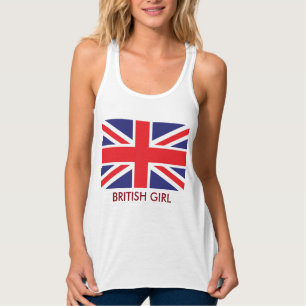 Camiseta Con Tirantes Bandera británica de Union Jack
