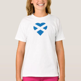 Camiseta Con Tirantes Bandera de Escocia forma cardíaca