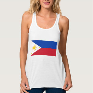 Camiseta Con Tirantes Bandera de Filipinas