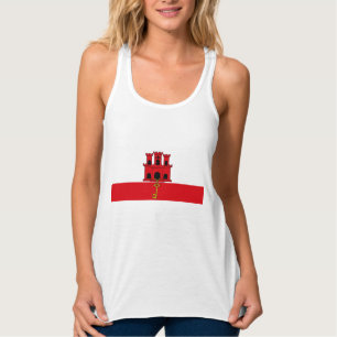 Camiseta Con Tirantes Bandera de Gibraltar