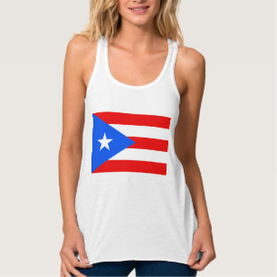Camiseta Con Tirantes Bandera de Puerto Rico (Puerto Rico)