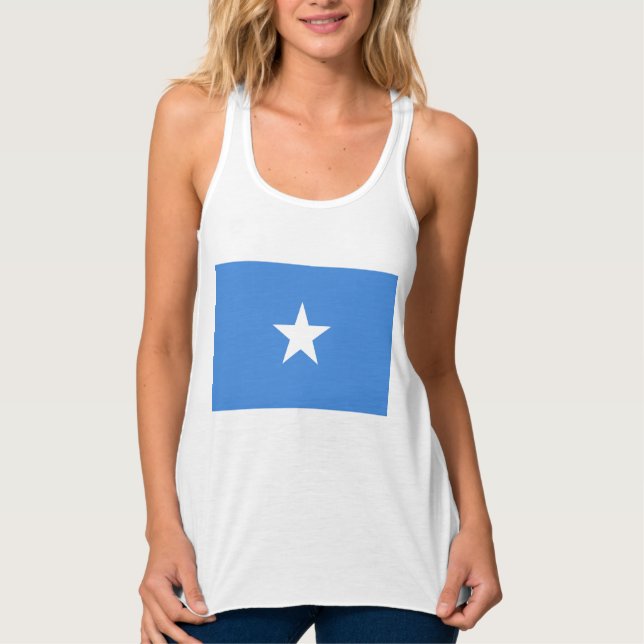 Camiseta Con Tirantes Bandera de Somalia (Anverso)