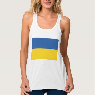 Camiseta Con Tirantes Bandera de Ucrania