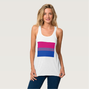 Camiseta Con Tirantes Bandera del Orgullo Bisexual