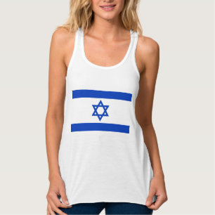 Camiseta Con Tirantes Bandera israelí (Israel)