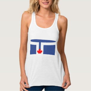 Camiseta Con Tirantes Bandera municipal de Toronto (Canadá)