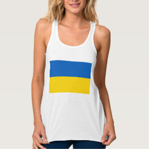 Camiseta Con Tirantes Bandera ucraniana (Ucrania)
