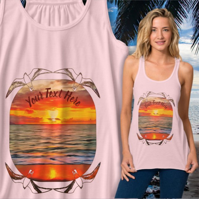 Camiseta Con Tirantes Banderas Bay Sunset 1738 (Subido por el creador)
