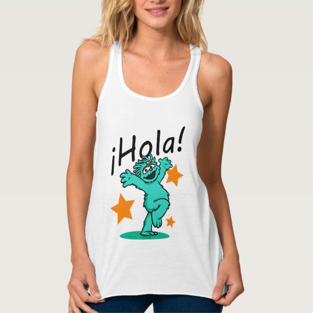Camiseta Con Tirantes Barrio Sésamo | ¡Hola! Rosita (Anverso)