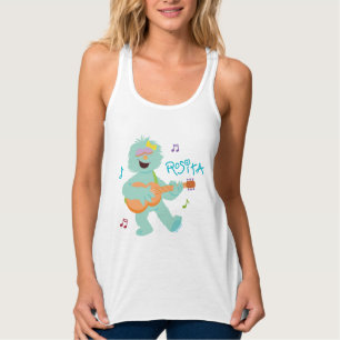 Camiseta Con Tirantes Barrio Sésamo   Rosita Tocando Guitarra