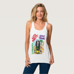 CAMISETA CON TIRANTES BASSET HOUND