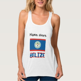 Camiseta Con Tirantes Belice Bandera Belice personalizada