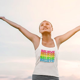 Camiseta Con Tirantes Belin Neon Rainbow