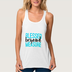 CAMISETA CON TIRANTES BENDITO MÁS ALLÁ DE LO QUE SE PUEDE MEDIR