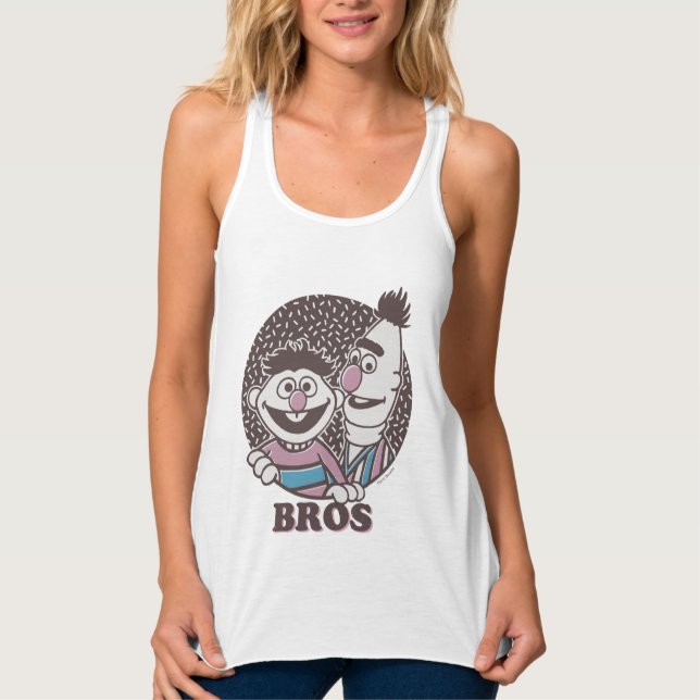 Camiseta Con Tirantes Bert y Ernie | Bros (Anverso)