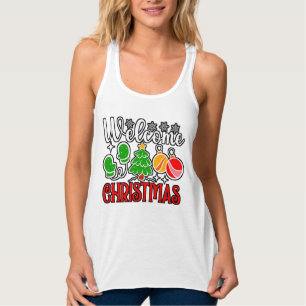 Camiseta Con Tirantes Bienvenido Navidad