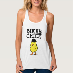 Camiseta Con Tirantes BIKER CHICK, Motorcycle LADIES T-SHIRTS TEES