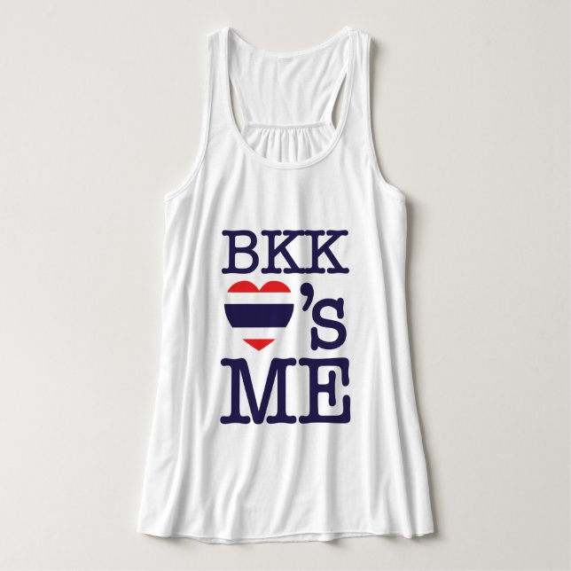 CAMISETA CON TIRANTES BKK LOVE ES YO (Diseño del anverso)