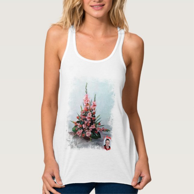 Camiseta Con Tirantes Bodegón de flores (Anverso)
