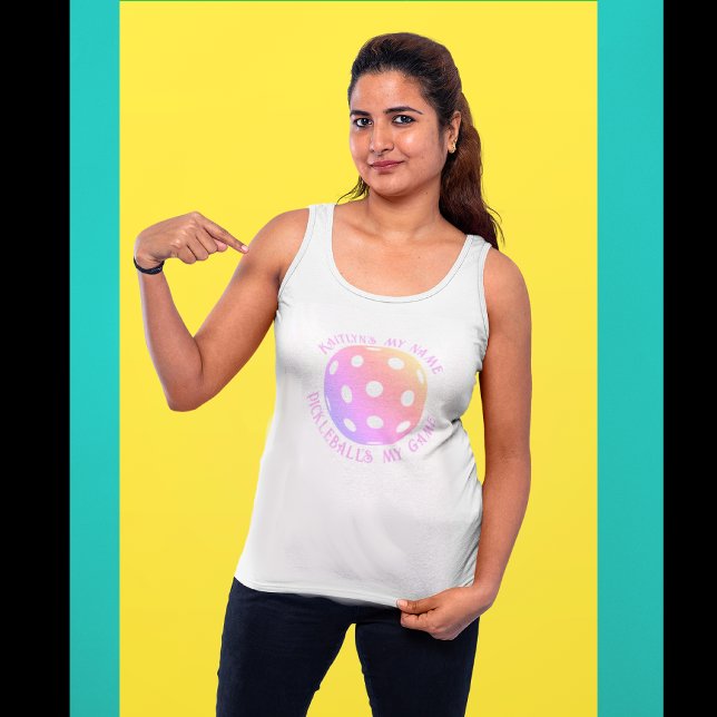 Camiseta Con Tirantes Bolas de pastas personalizadas y humorísticas de m (Pretty personalized pastels!)