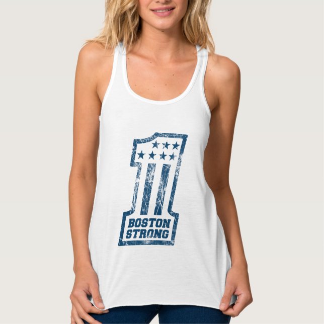 Camiseta Con Tirantes Boston Strong SOMOS UNO (Anverso)