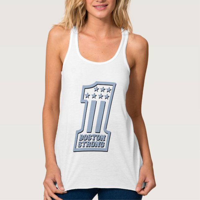 Camiseta Con Tirantes Boston Strong SOMOS UNO (Anverso)