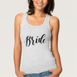 Camiseta Con Tirantes Bride Black Script Shirt