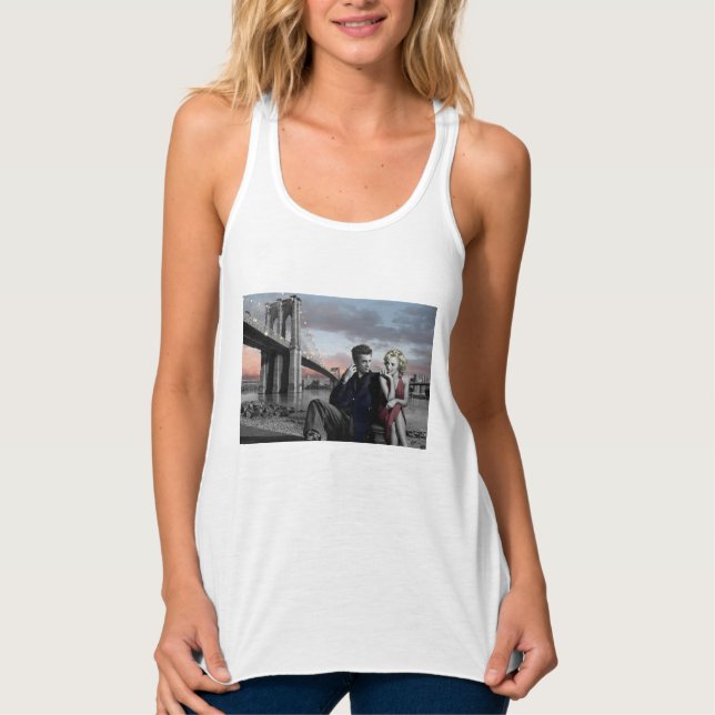 Camiseta Con Tirantes Brooklyn B&W (Anverso)