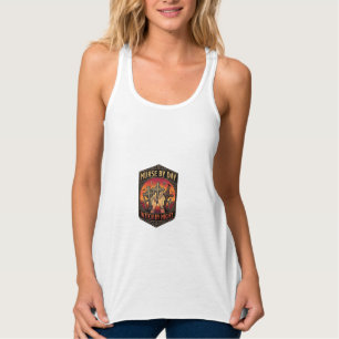 Camiseta Con Tirantes Bruja del Día de las Enfermeras Noche Cruz Manos H