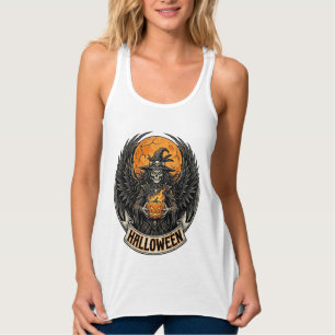 Camiseta Con Tirantes Bruja Vintage de Halloween Gótico