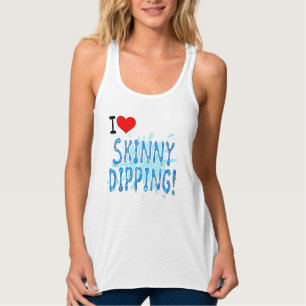 Camiseta Con Tirantes Buceando delgado, me encanta el buceo delgado