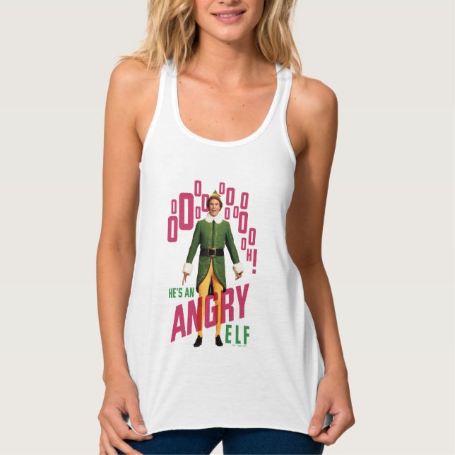 Camiseta Con Tirantes Buddy the Elf | Es un elfo enojado (Anverso)
