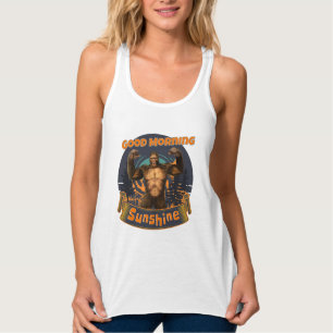 Camiseta Con Tirantes Buenos Días Sol Funny Bigfoot