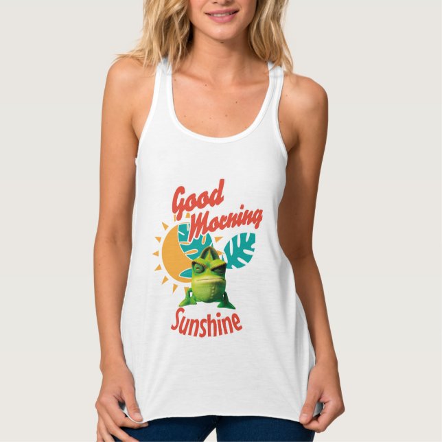 Camiseta Con Tirantes Buenos Días Sol Funny Camaleón (Anverso)