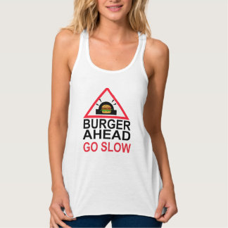 CAMISETA CON TIRANTES BURGER ADELANTE VAYA LENTO
