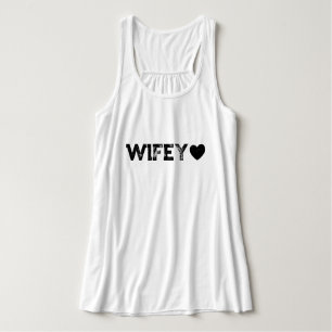 Camiseta Con Tirantes Cabecera del tanque femenino Wifey Grunge