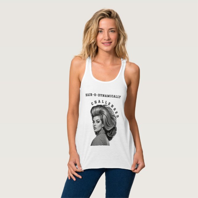 CAMISETA CON TIRANTES CABELLO DYNAMICALLY CHALLENGED (Anverso completo)