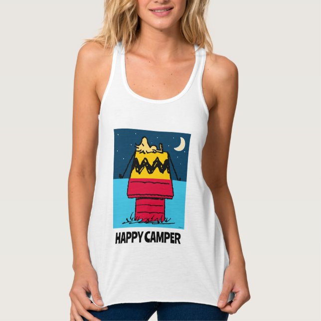 Camiseta Con Tirantes Cacahuetes | Media y media camping Woodstock (Anverso)