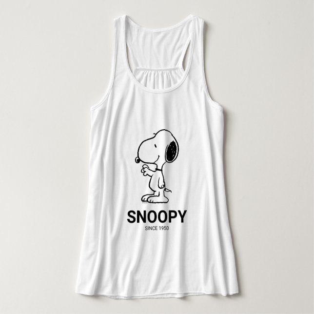 Camiseta Con Tirantes Cacahuetes | Ondas de Snoopy (Diseño del anverso)