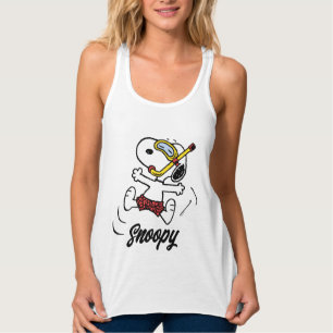 Camiseta Con Tirantes Cacahuetes   Snoopy Scuba Diver