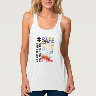 Camiseta Con Tirantes Caja de seguridad conmigo acuarela tanque de retor