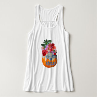 Camiseta Con Tirantes Calabaza Floral Fotografía