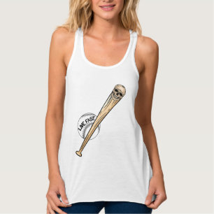 Camiseta Con Tirantes Calavera de béisbol