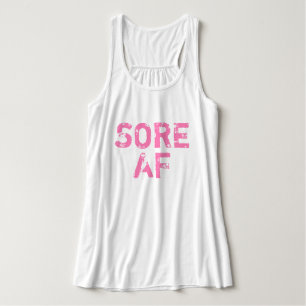 Camiseta Con Tirantes Caliente rosado con problemas para el entrenamient
