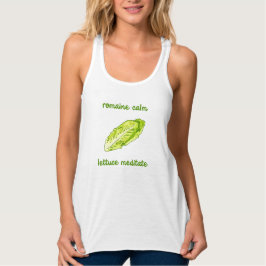 Camiseta Con Tirantes "Calle Romaine - Lettuce Meditate"