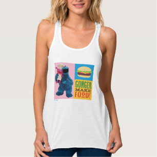 Camiseta Con Tirantes Camión de foodie de Cookie Monster   Gonger Make F