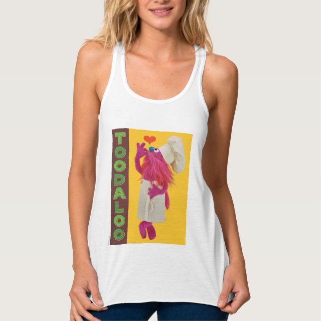 Camiseta Con Tirantes Camión de foodie de Cookie Monster | Toodaloo (Anverso)