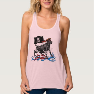 Camiseta Con Tirantes Cane Corso el maestro del barco pirata